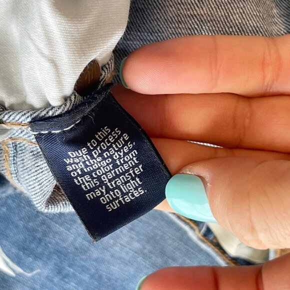 Madewell Womens 10" High Rise Skinny Jeans Blue 24 Step Hem Edition Distressed - Picture 9 of 13